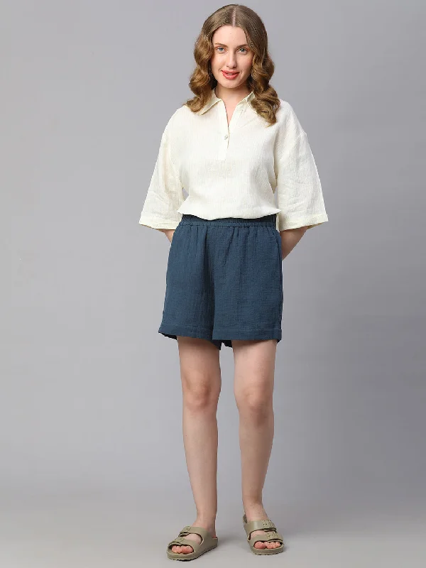 Velvet shorts – Luxurious, soft shorts made from velvet material, often worn for more festive or evening occasions.Velvet shorts – Luxurious, soft shorts made from velvet material, often worn for more festive or evening occasions.Women's Blue Cotton Regular Fit Shorts Velvet shorts – Luxurious, soft shorts made from velvet material, often worn for more festive or evening occasions.Velvet shorts – Luxurious, soft shorts made from velvet material, often worn for more festive or evening occasions.Women's Blue Cotton Regular Fit Shorts