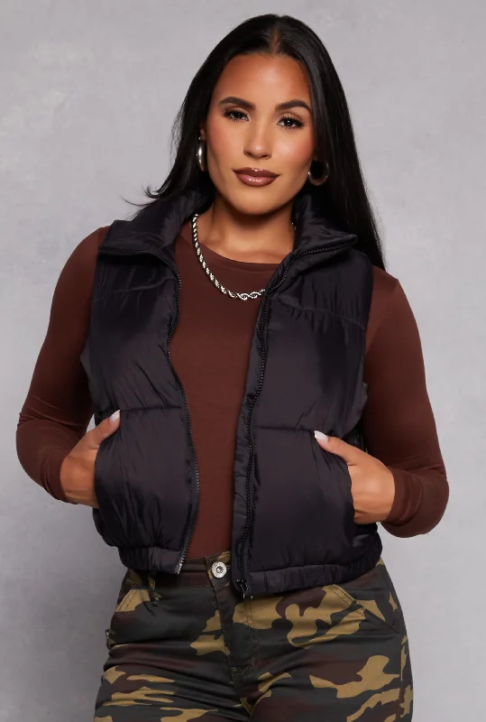 women's waistcoats made of cotton blendwomen's waistcoats made of cotton blendNylon Zip Front Puffer Vest women's waistcoats made of cotton blendwomen's waistcoats made of cotton blendNylon Zip Front Puffer Vest