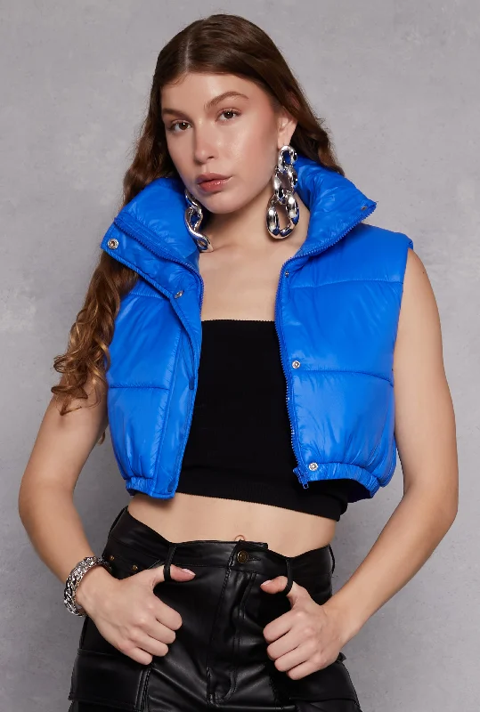women's waistcoats with high collarswomen's waistcoats with high collarsDaisy Snap Button Zip Front Cropped Puffer Vest women's waistcoats with high collarswomen's waistcoats with high collarsDaisy Snap Button Zip Front Cropped Puffer Vest