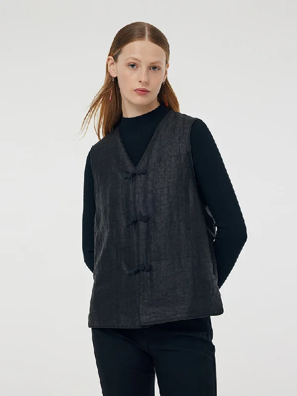 women's waistcoats for springwomen's waistcoats for springXiang Yun Silk Unisex Vest