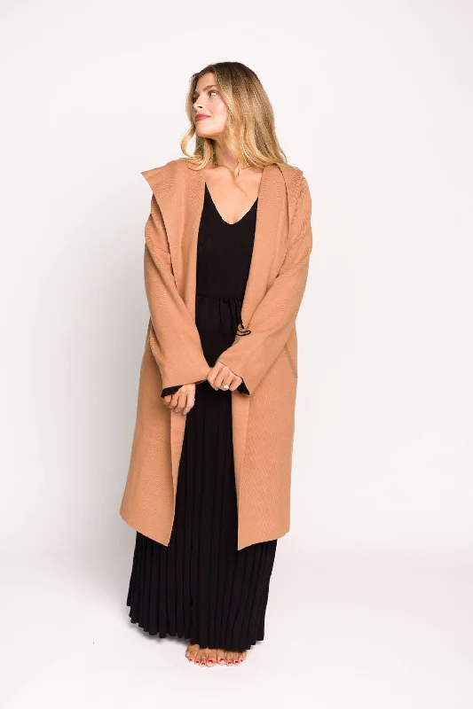 Turtleneck – High-neck style for added warmthTurtleneck – High-neck style for added warmthHayes Hooded Coatigan in Macchiato Turtleneck – High-neck style for added warmthTurtleneck – High-neck style for added warmthHayes Hooded Coatigan in Macchiato