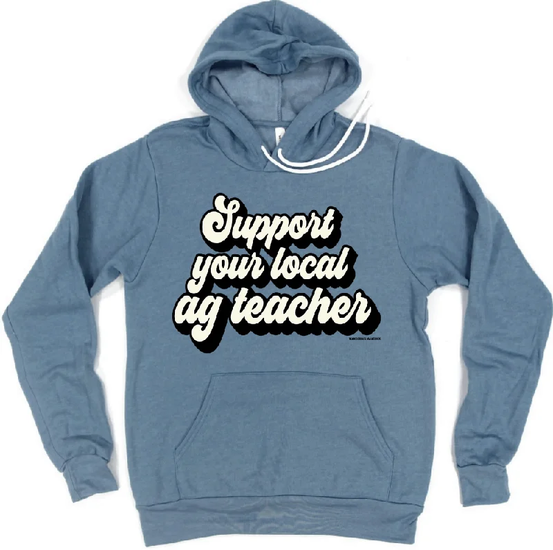 Plain/basic sweatshirt – Simple, solid-colored sweatshirt with no designsPlain/basic sweatshirt – Simple, solid-colored sweatshirt with no designsRetro Support Your Local Ag Teacher Black Hoodie (S-3XL) Unisex - Multiple Colors!